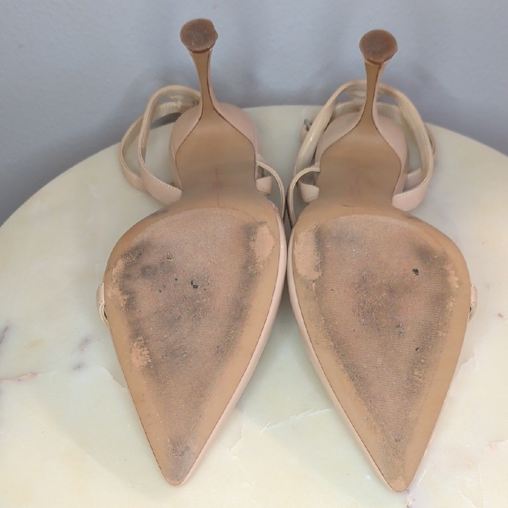 Nude Vince Camuto VP CHELLIE Strappy Heels - Picture 12 of 13